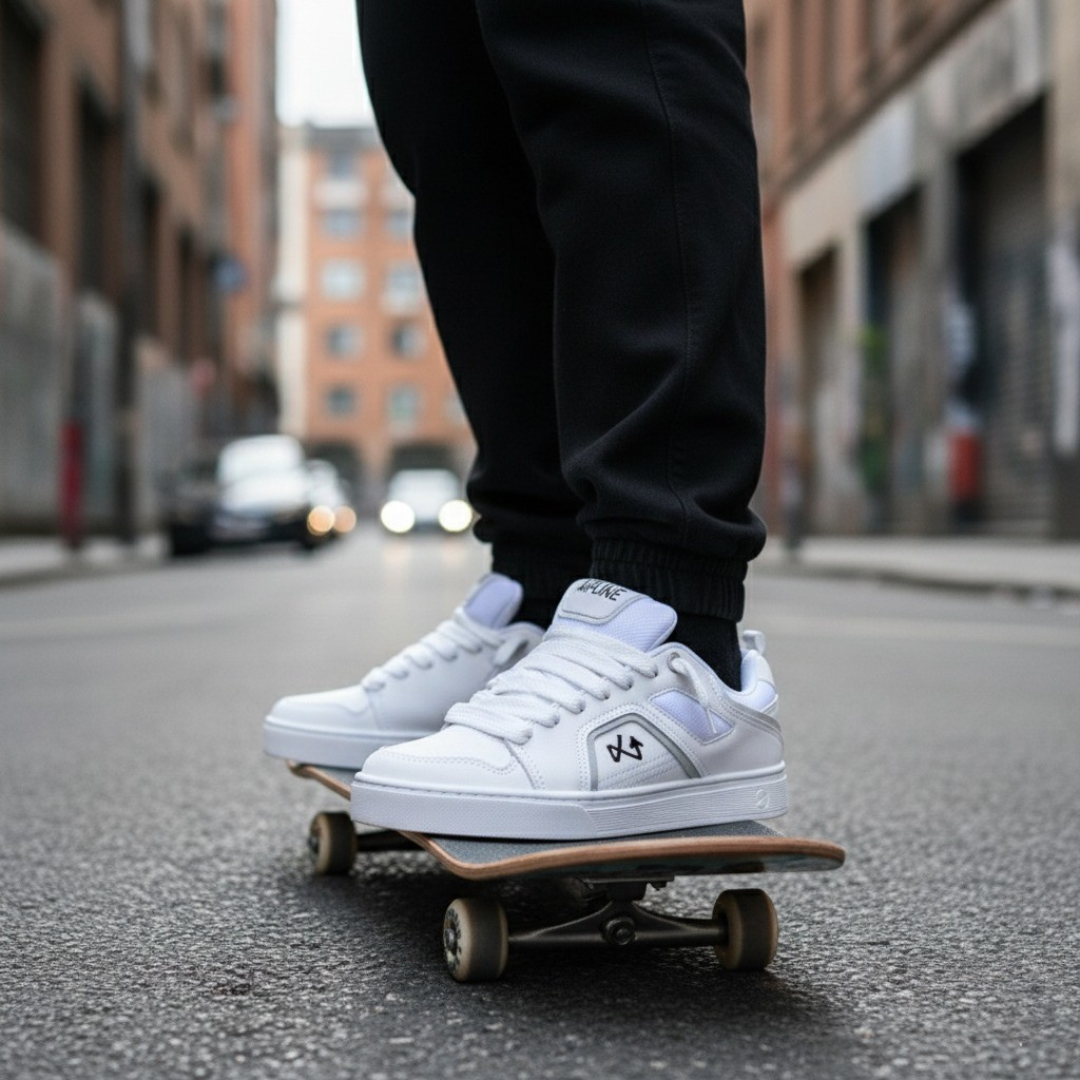 Calzado deportivo Lokal Skate Unisex Blanco