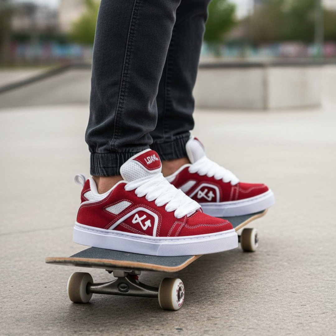 Calzado deportivo Lokal Skate Unisex Rojo