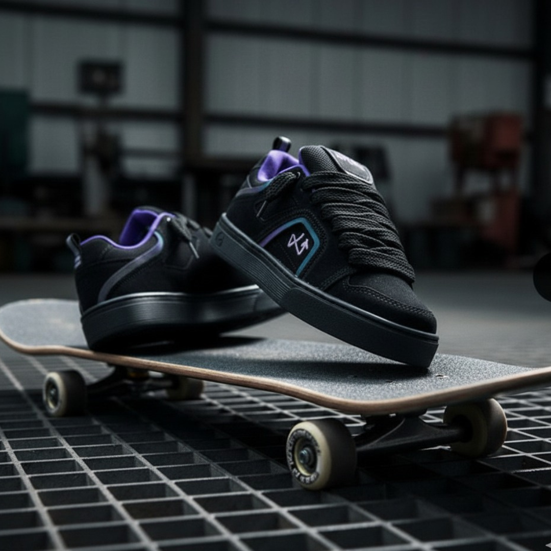 Calzado deportivo Lokal Skate Unisex Negro