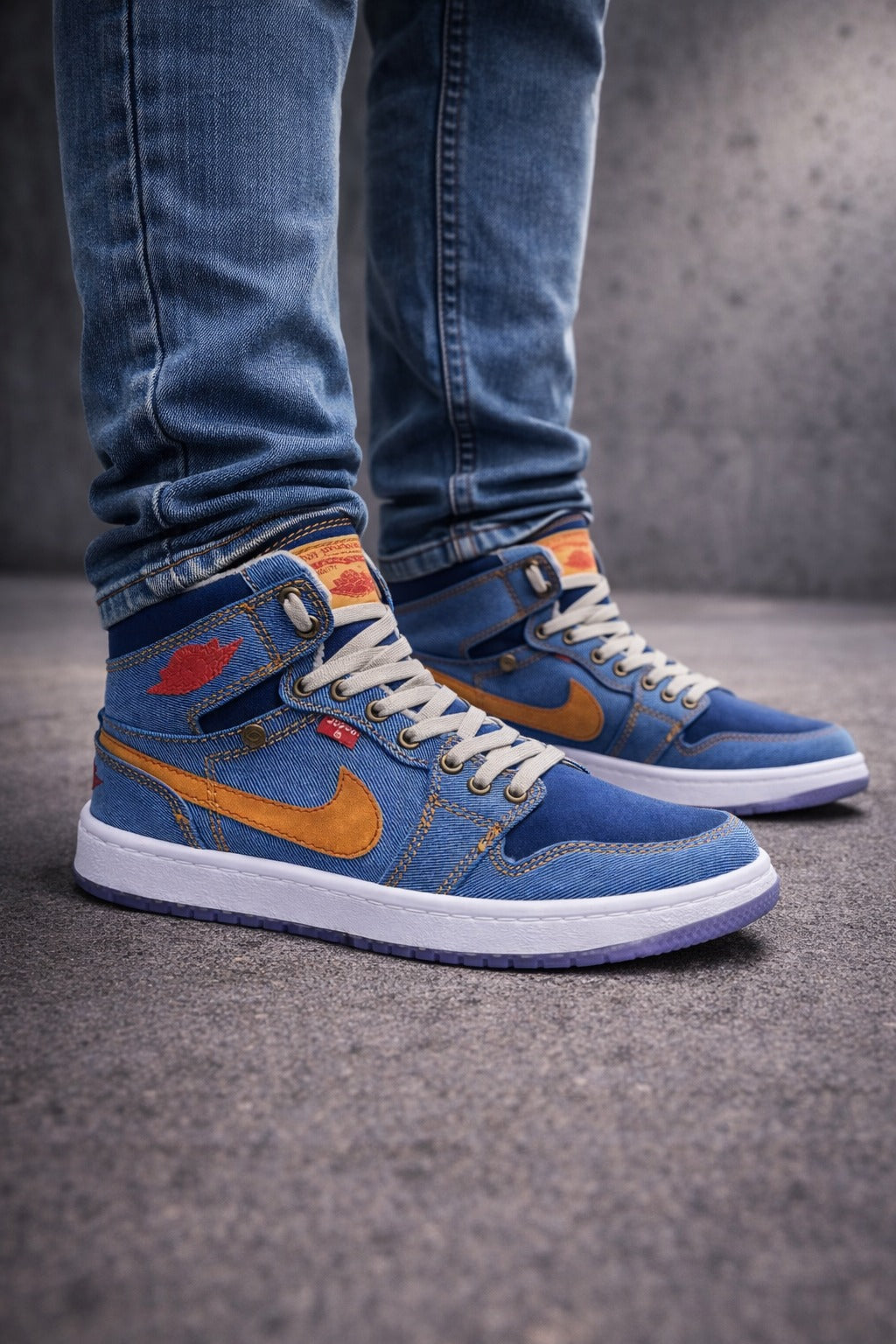 Jordán Retro 1 Denim