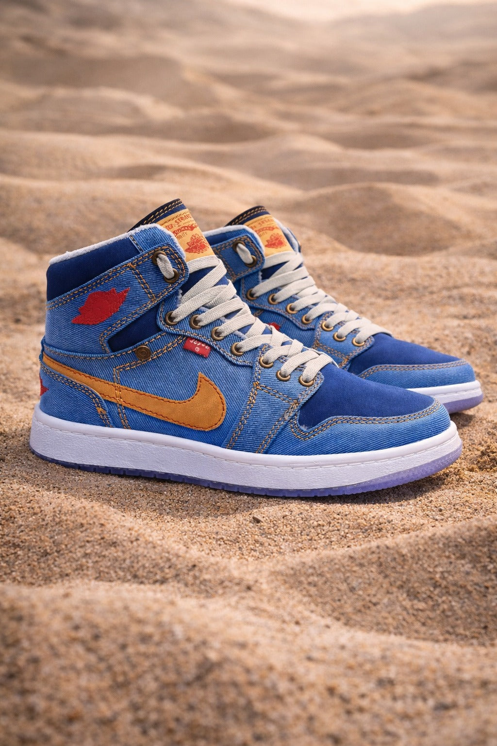 Jordán Retro 1 Denim