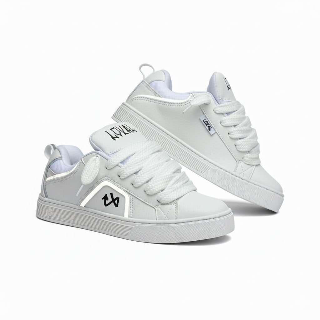 Calzado deportivo Lokal Skate Unisex Blanco
