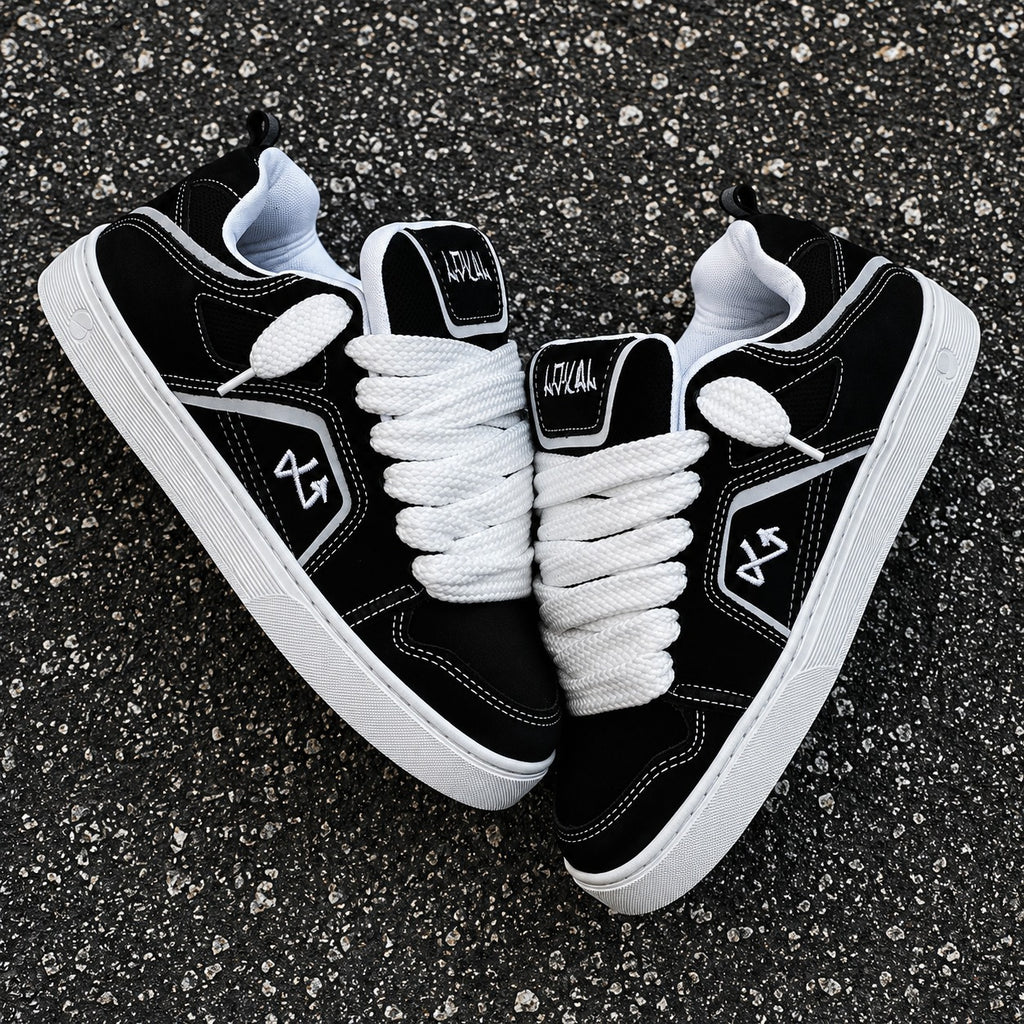 Calzado Lokal Big Negro Blanco