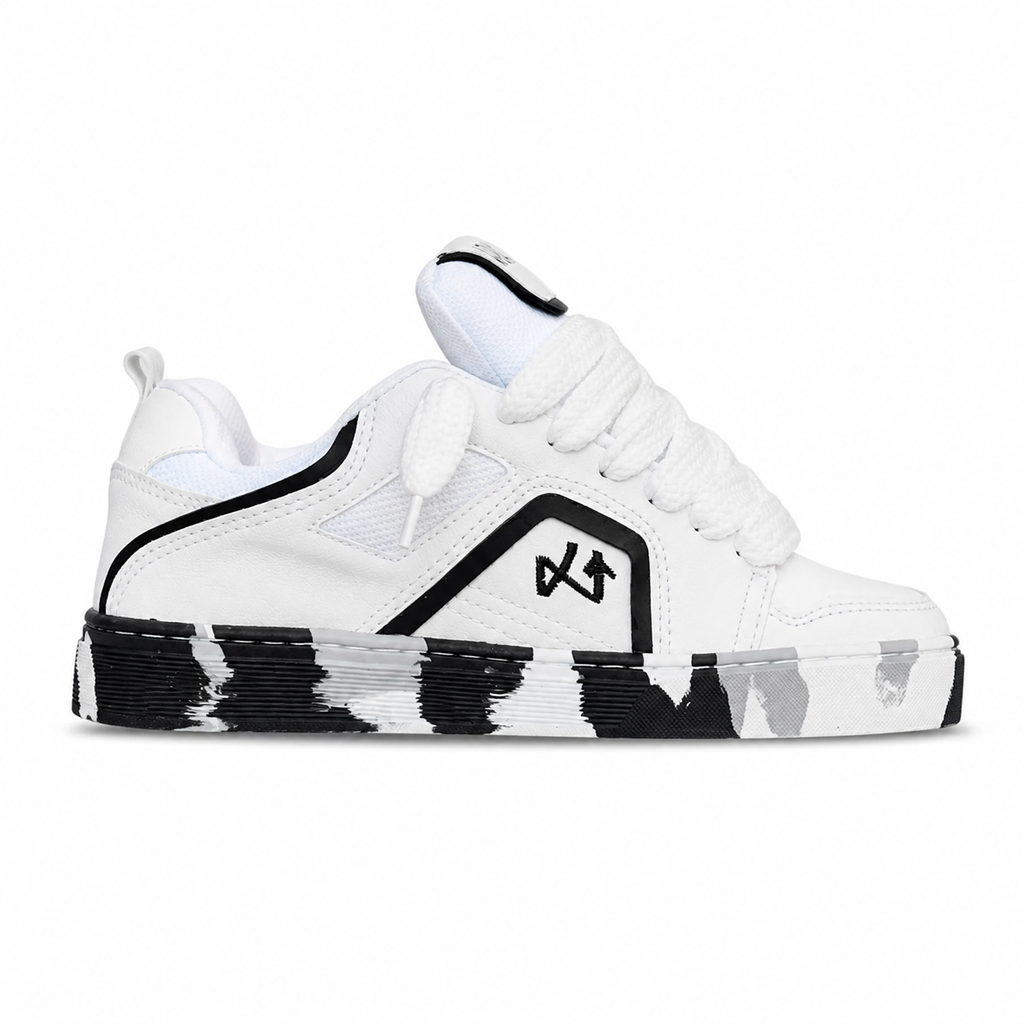 Calzado  Lokal Skate Unisex Blanco x Negro