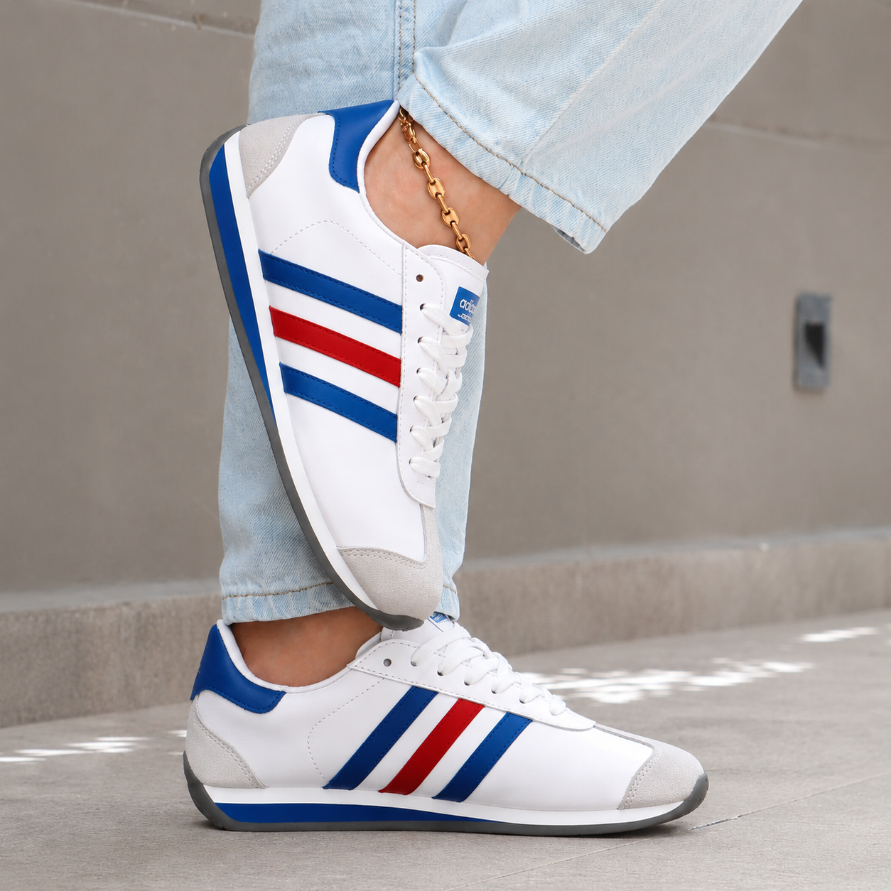 Tenis Country OG Blanco/Azul/Rojo