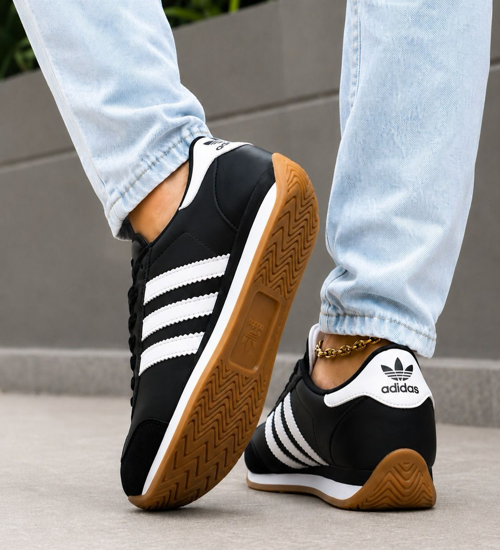 Tenis Country OG Negro/Blanco