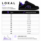 Calzado Lokal Skate Negro