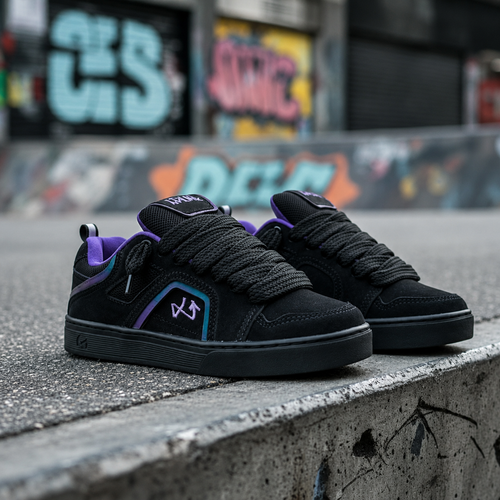 Calzado deportivo Lokal Skate Unisex Negro