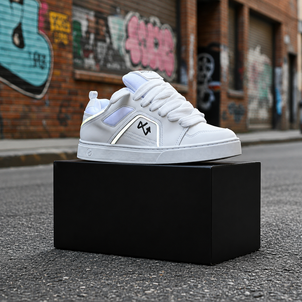 Calzado deportivo Lokal Skate Unisex Blanco