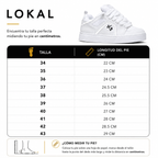 Calzado Lokal Skate Blanco