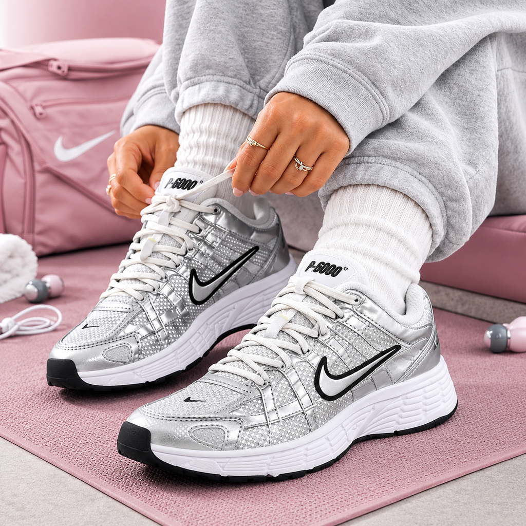 Tenis  P-6000 Plateado